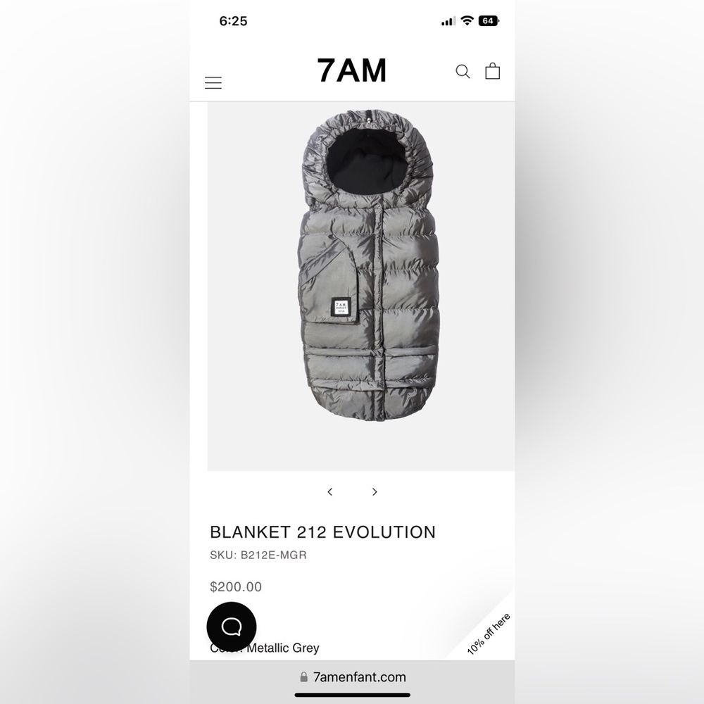 7am Enfant stroller blanket /sleeping bag